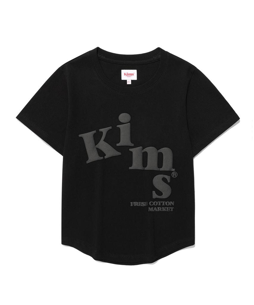 Kimseupeulesikoteunmakes (Unisex) Messy Alpha Logo Tee Black