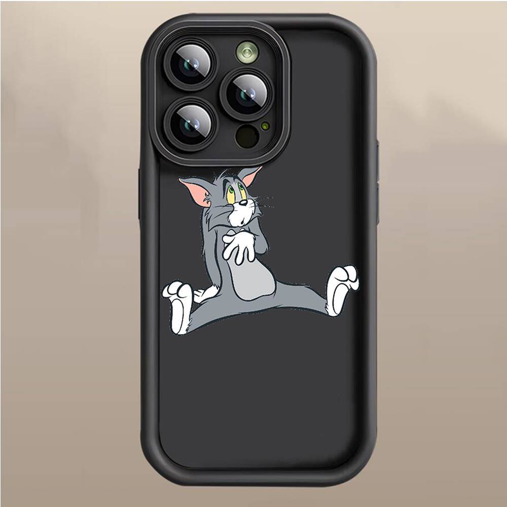 

Чехол E-25 Том и Джерри для iPhone 15 14 13 12 8 Plus Samsung S24 S23 Ultra A04S A05S Huawei P40 P50 P60 Nova 11 Pro Max OPPO A17K Reno 10 iPhone 13 кожа буйвола