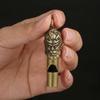 Sun Wukong Brass Whistle Ornaments Keychain Pendant Retro Decorative Figurines Dragon Head Copper Whistle Souvenir Car Pendant