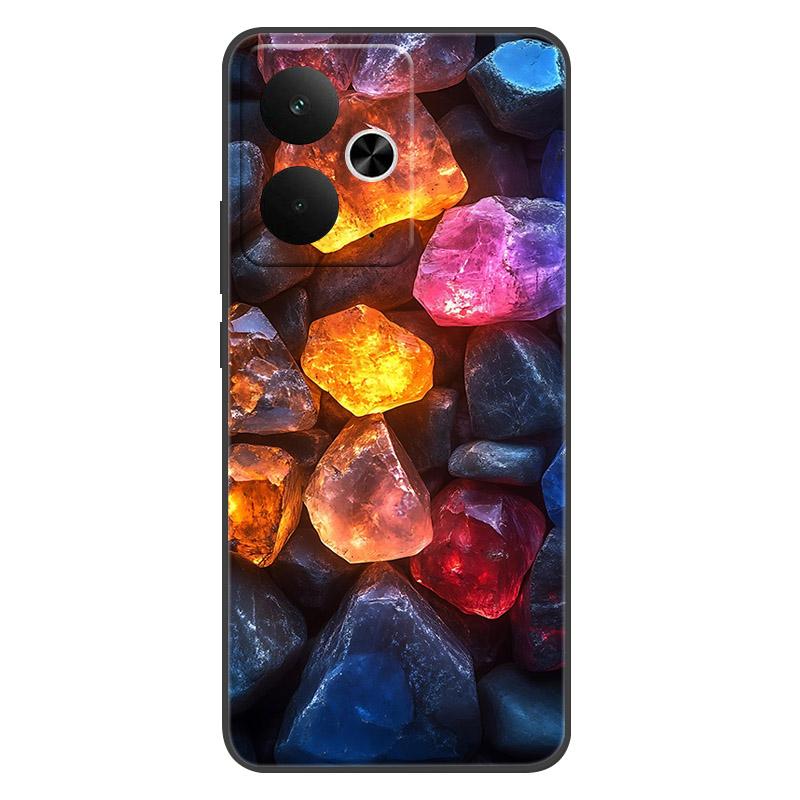 For Realme 14T Case Luxury Marble Painted Cover Silicone Case For Realme 14T RMX5078 Soft Bags Realme14T Bumper Shells Coque