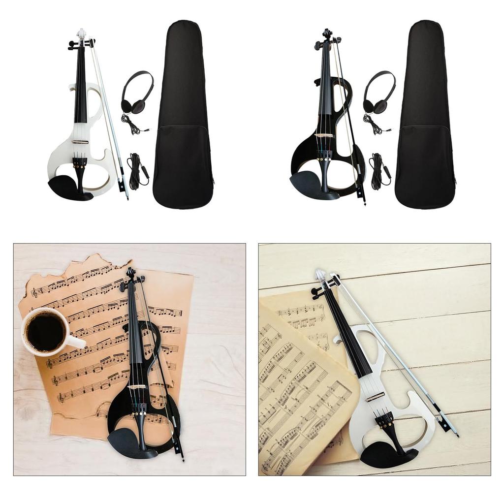 Electric Violin, Solid Wood Violin, Quiet, Electric Violin for