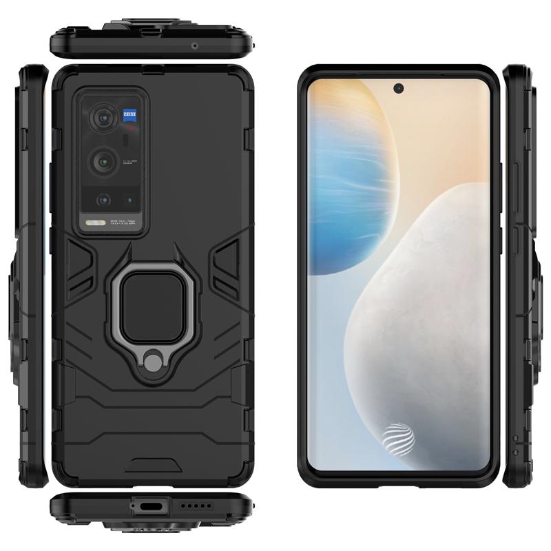 For Vivo X60 Pro Plus 5G Case Armor Magnetic Suction Stand Full Edge Cover For Vivo X60 Pro Plus Case For Vivo X60 X70 Pro+ 5G