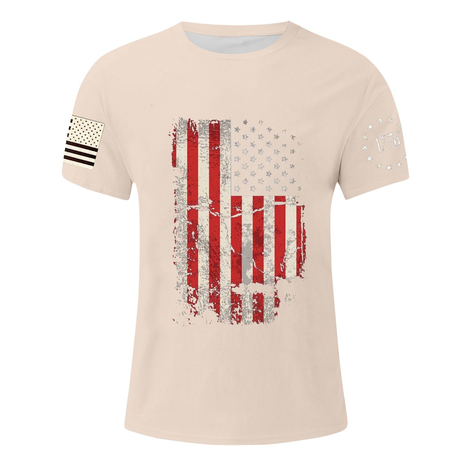 Мужская футболка с принтом ко Дню независимости — фото 3