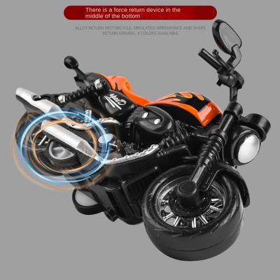Alloy Pullback Car Movable Traffic Toys Gift Motorcycle Model