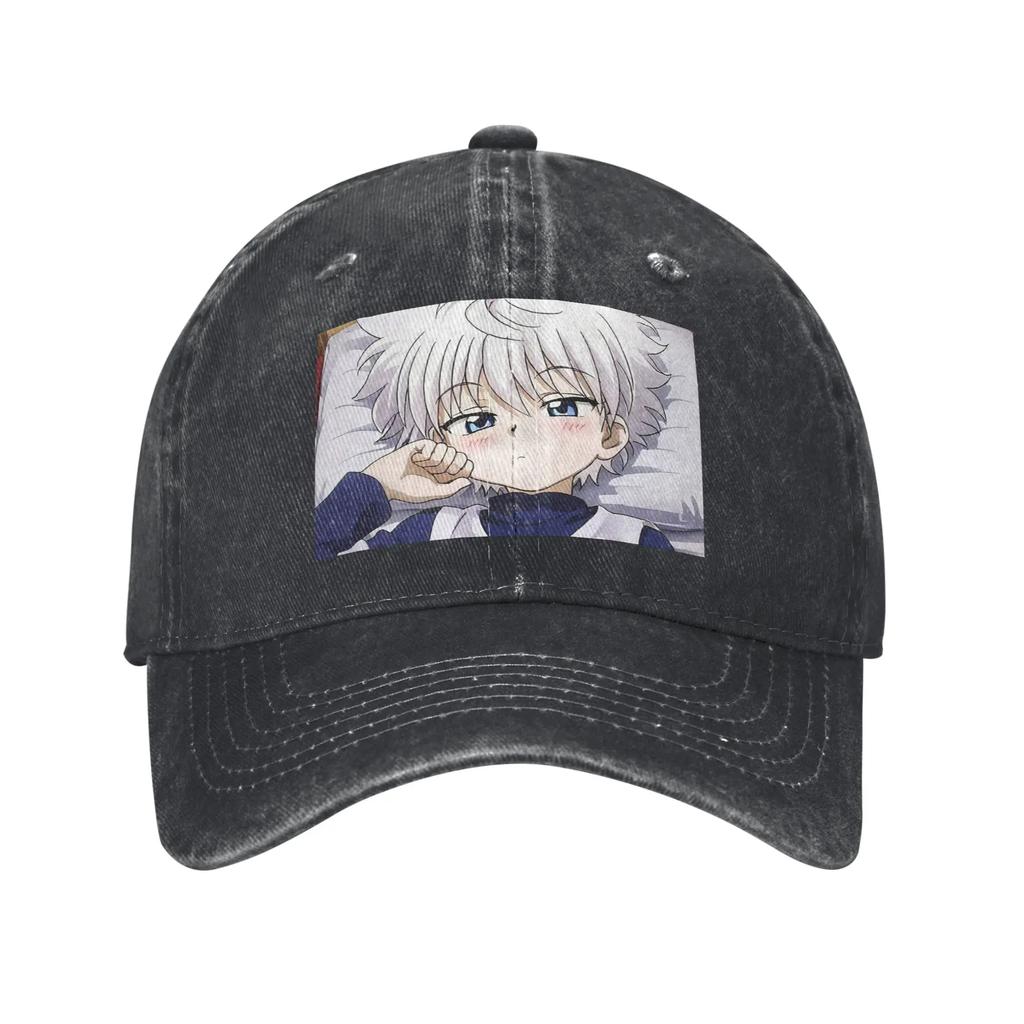Anime Hunter X Hunter Denim Cap Casual Baseball Caps Adjustable Hat Summer Unisex Baseball Hats