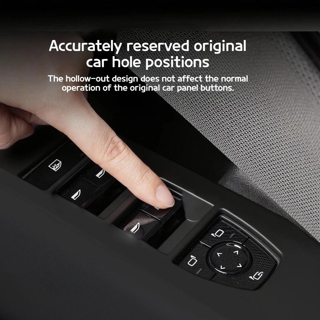 For BMW X3 G45 2025 Car Glass Leather All-inclusive Lifting Panel Protection Decorative Frame Door Interior Sticker Modification
