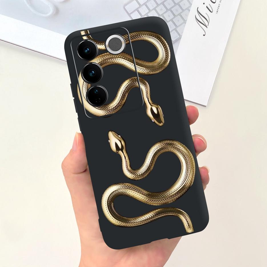 For Vivo V27 Case Vivo V27e V2237 Cute Fashion Painted Cover Soft Silicone Phone Case For Vivo V27 Pro V 27 V27e Back Cover Bags