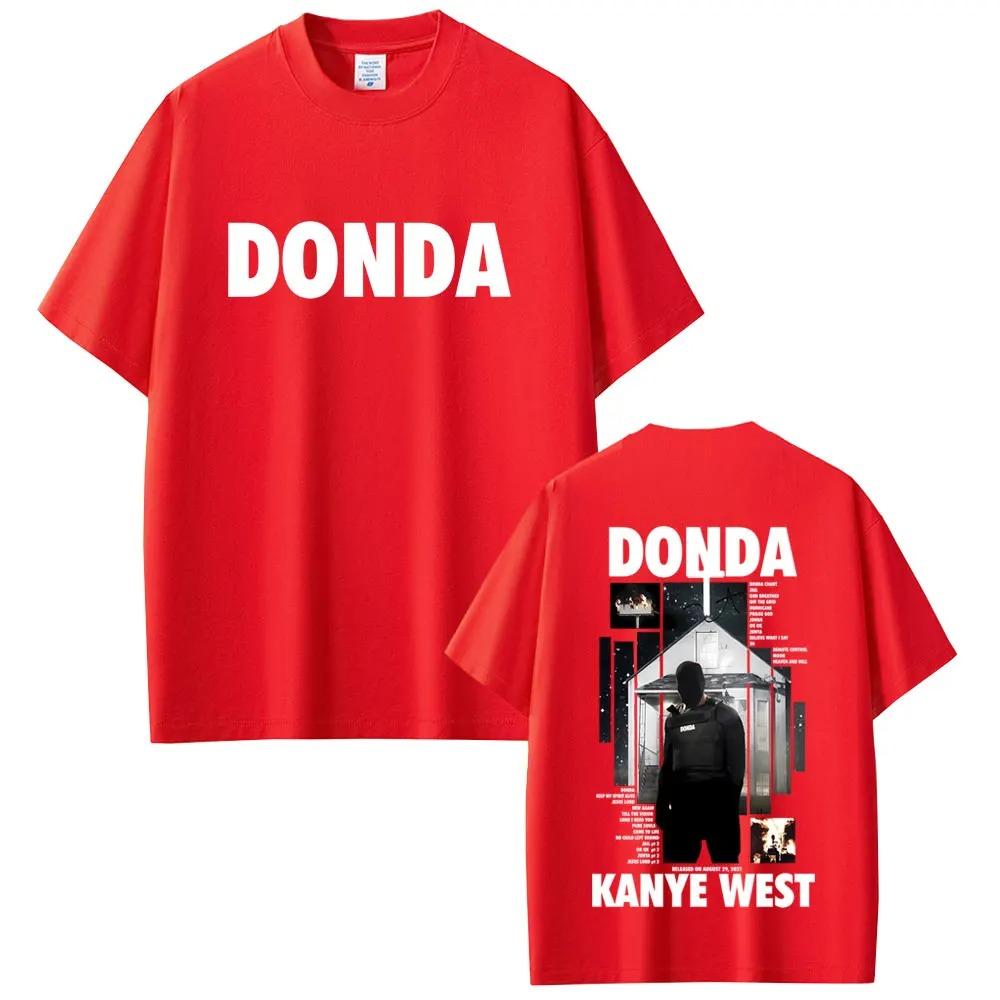 

Kanye West Donda DoubleSided Graphic TShirt Unisex HipHop Fashion Pop Music Tee Unisexs Retro Cotton Top Women And Unisex Tshirts 2XL