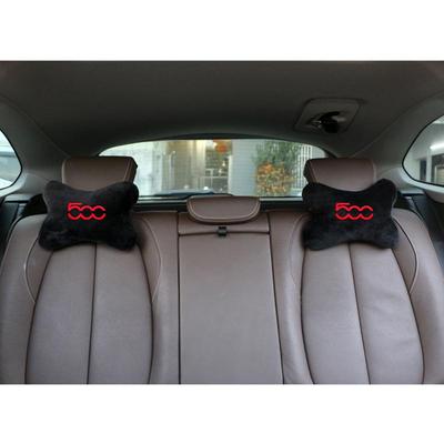 1PC Car Neck Headrest Pillow for 500 Stretch Cotton Cushion Seat Head Support Neck Protector,Red