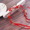 Gold Leaf Pearl Daisy Flower Garlands Hairband Tiaras Headband