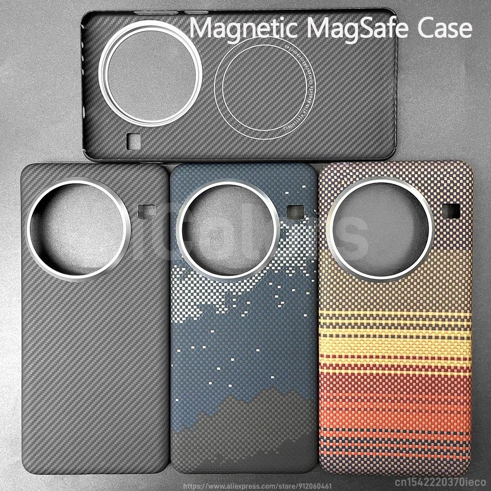 For OnePlus 13 Aramid Carbon Fiber Case Ultra Thin Lightweight Armor Protective Cover Compatible with MagSafe