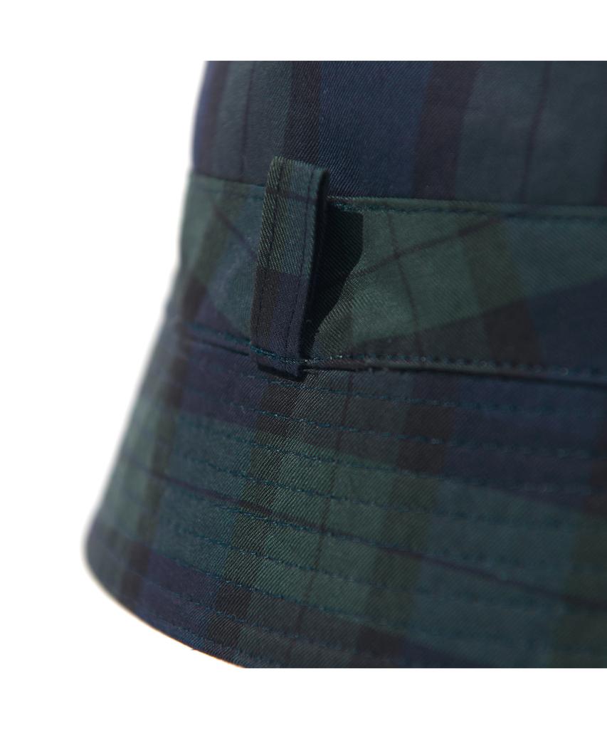 WORTHWHILE MOVEMENT Reversible Bucket Hat (Black Watch & Mint Grey)
