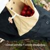 Foldable Forberry Bag With Drawstring Closure For Easy Retrieval Storage Jungle Craft Canvas Bag