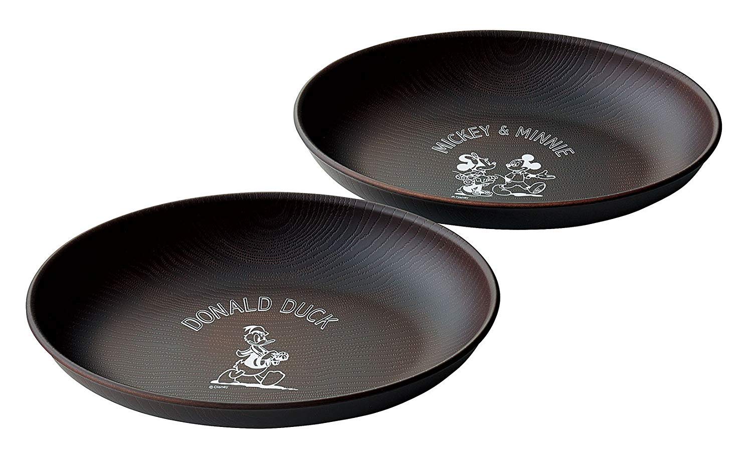 

Kintoen Disney Pair of Oval Pasta Mickey 50349 Plates, & Friends,