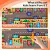 Magnetic Color& Number Maze 2 In 1 Wooden Montessori Magnetic Beads Puzzle Maze For Toddlers Fine Motor Toy Preschool Activitie