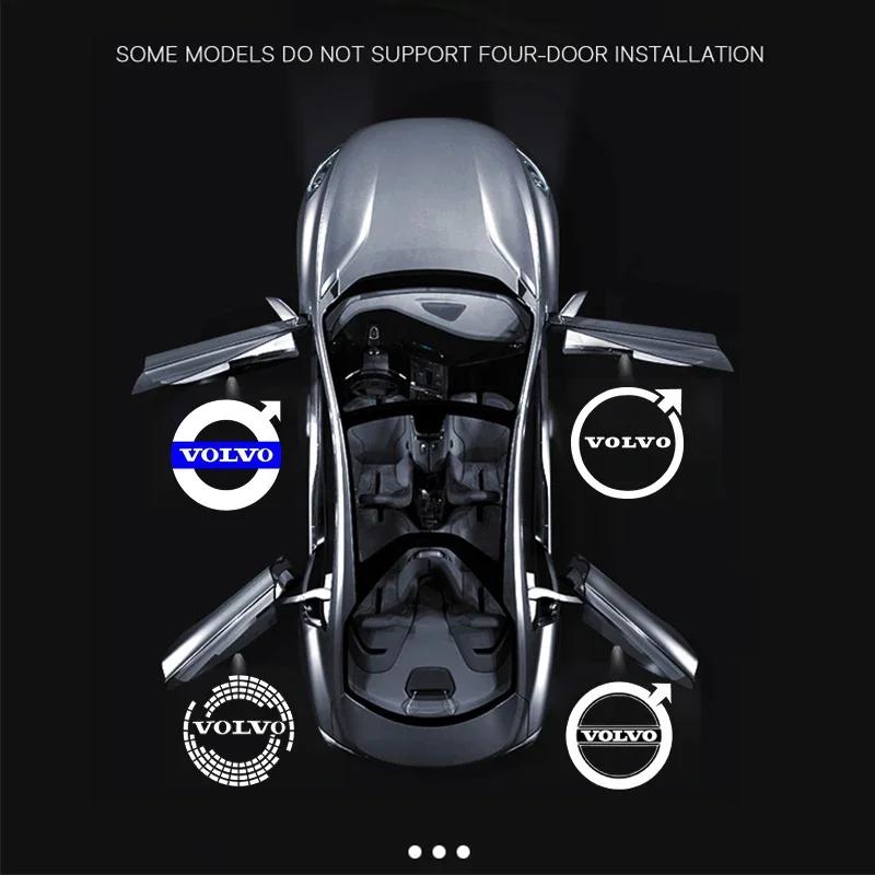 LED Car Door logo Projector Lamps Welcome Light For Volvo XC40 XC90 V40 V90 V60 XC60 S80 S60 S90 V70 XC70