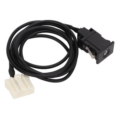 Aux Socket Audio Switch Cable Stereo Wire Harness Replacement for Mazda 2 3 5 6 MX?5 RX8 CX?7 CX?9