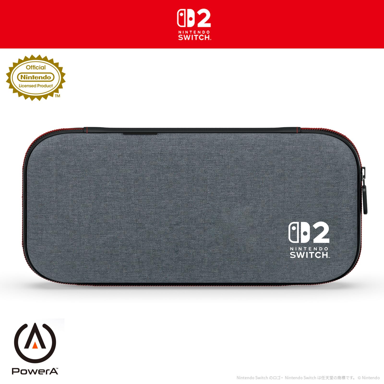 

Licensed PowerA Slim Case for Nintendo Switch 2 Dark Gray [Nintendo Product] – NSCS0528JP-01 [2-Year Warranty]