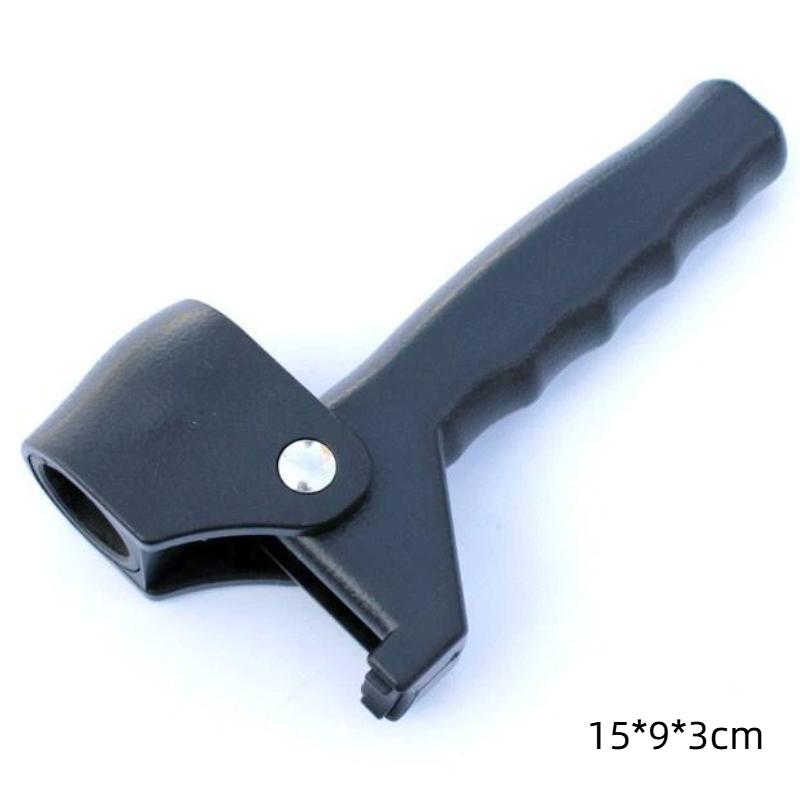 22mm Compatible Walking Stick Grip Anti-Skid Black Plastic Crutch Handle Replacement for Senior Daily Mobility Outdoor Activities