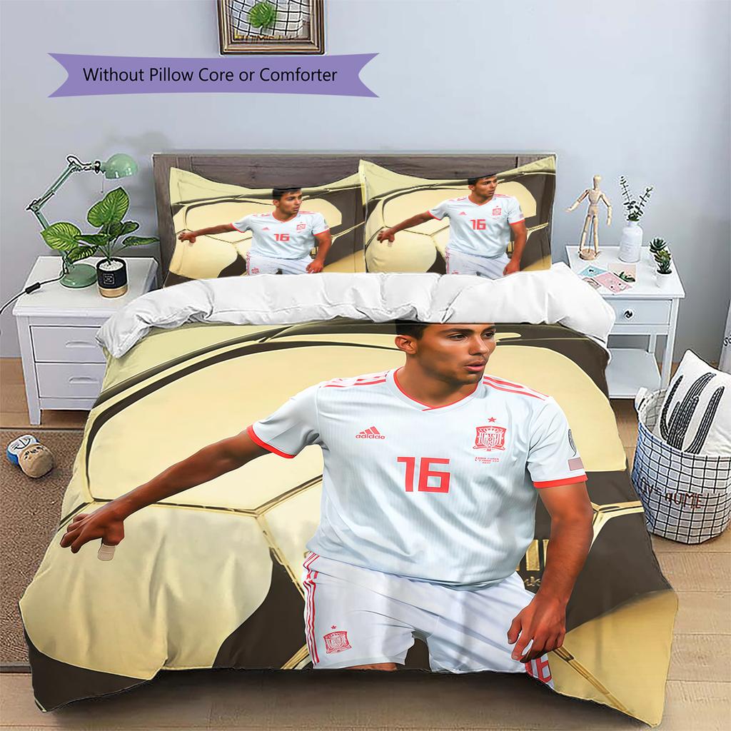 Rodri Pattern Bedding Home Decoration Birthday Gift (1 * Duvet Cover + 2 * Pillowcase, Without Core)