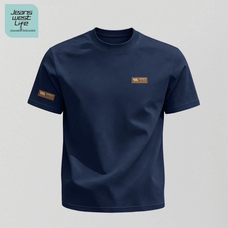 JEANSWEST LIFE Men s Loose Fit Pure Cotton T-Shirt L