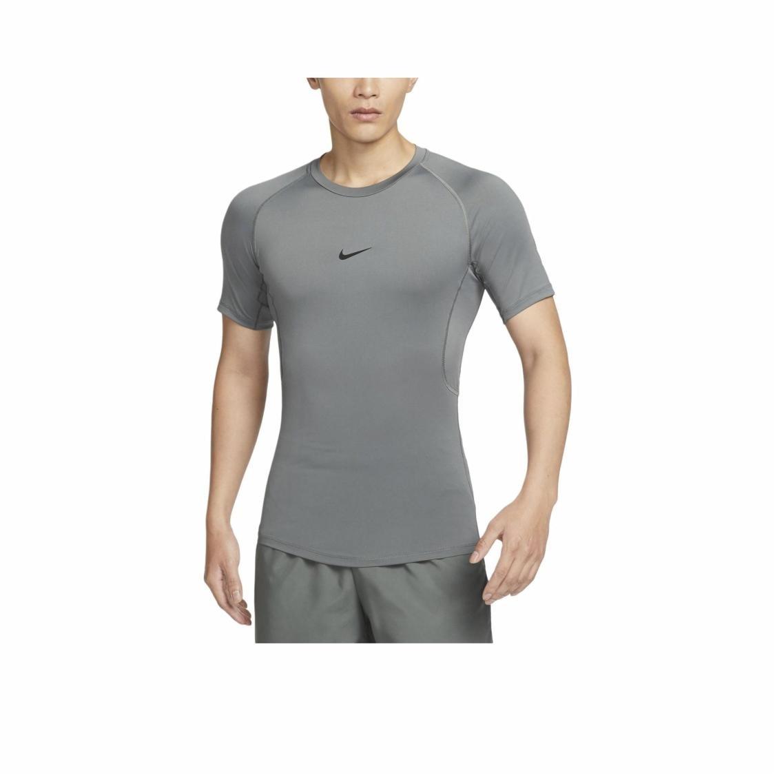 

Nike Men s Fitness Simple Raglan Short-Sleeve T-Shirt in Gray XL