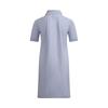 Under Armour SS25 Courtcore Casual Fashion Simple Loose Short Sleeve Dress Women Dresses Light-Blue Purple 6007602-539