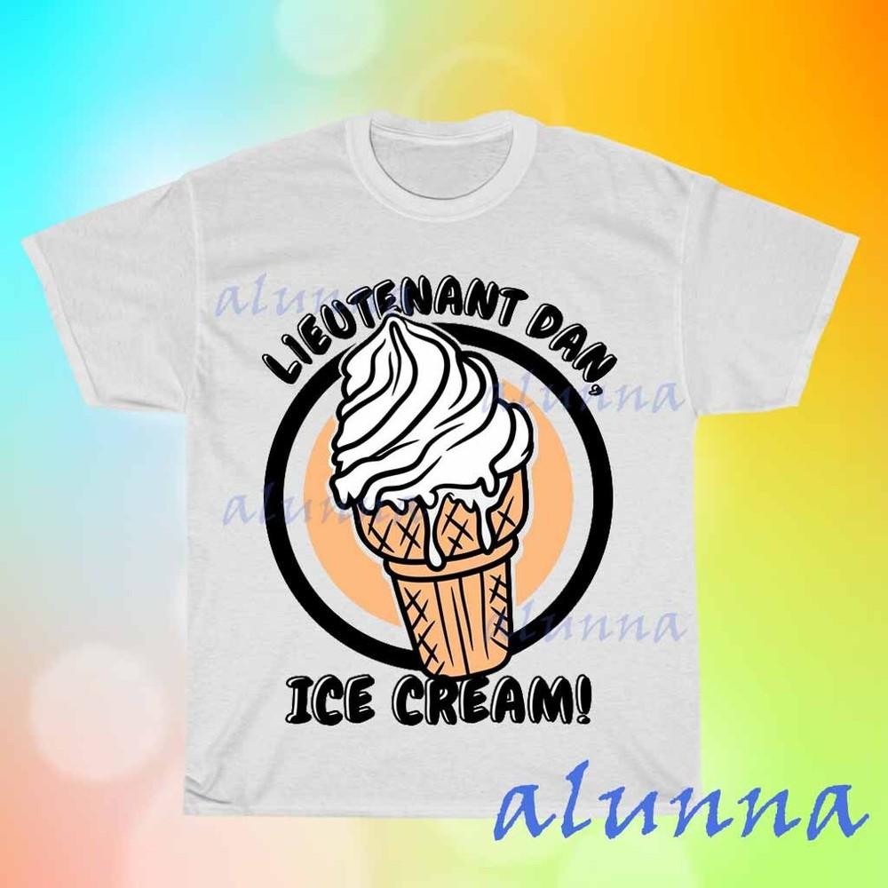 

New Forrest Gump Lieutenant Dan s Ice Cream Men s T-shirt Funny Size S to 5XL 3XL