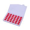 30Pcs Sewing Machine Sewing Thread Set Assorted Colors Bobbins & Sewing Thread Prewound Bobbins Thread with Storage Box