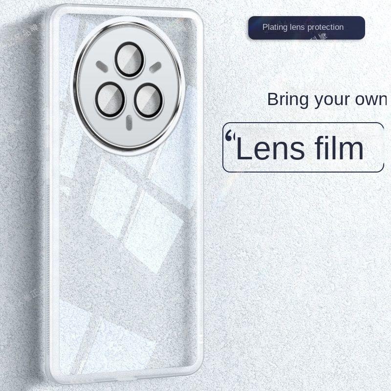 

Для OPPO Realme 14 Pro Plus 14X Чехол Мягкий TPU прозрачный Защитный чехол для объектива Задняя крышка Чехол для телефона Для Realme 14Pro Plus Чехол для телефона For Realme14Pro Plus белый