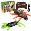 Wireless Remote Control Wall Climbing Lizard Toy With Led Design For Kids