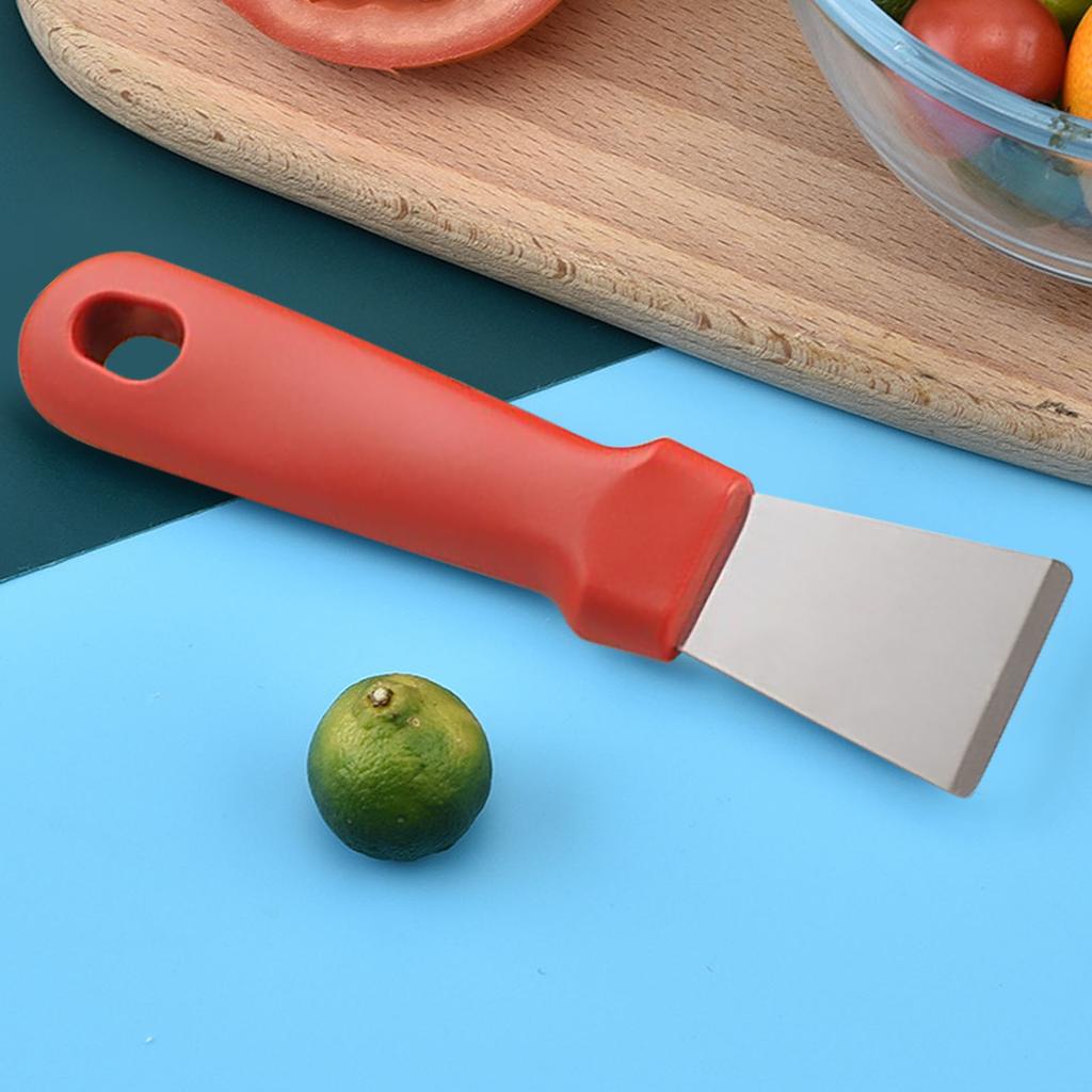 Kuchyňská čistící špachtle nerezová ocel Lopatka na odsávání oleje Chladnička Odmrazování Mraznička Škrabka na led