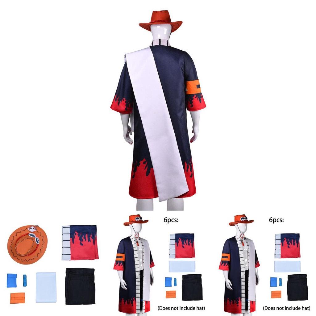 Portgas·d· Ace Cosplay Costume For Adults Highly Restored One Piece Character Uniform