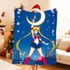 S SailorS Anime M MoonS Anime Blanket For Soft Throw Blanket for Picnic Bed Sofa Home Bedroom Cozy Warm Comfortable