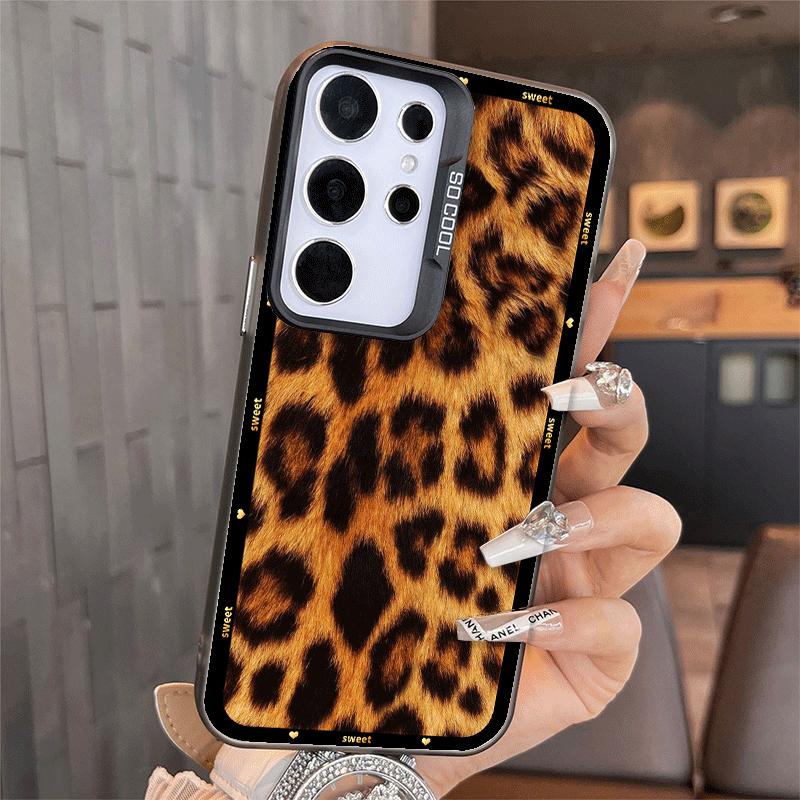 Fashion Sweet Leopard Print Shockproof Phone Case for Samsung A17 A16 A15 A14 A37 A57 A36 A56 A26 A35 A55 A25 A34 A54 A24 A13 A2