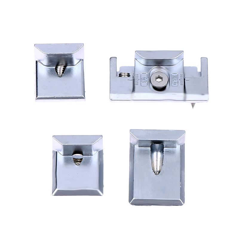 3Pcs Aluminum Locking Point Cutoff Window Heightening Block European Standard 13.5 Slot Adjustable Lock Base Hardware