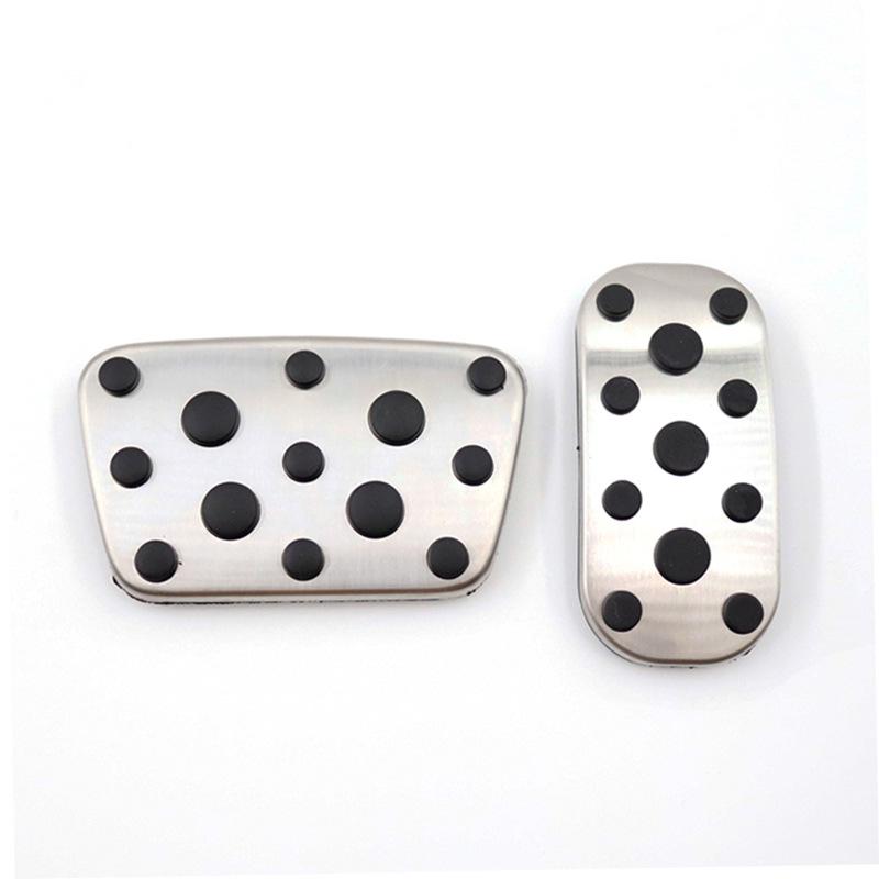 Non-Slip Decorative Pedals for Prado: Throttle, Brake & Rest Area