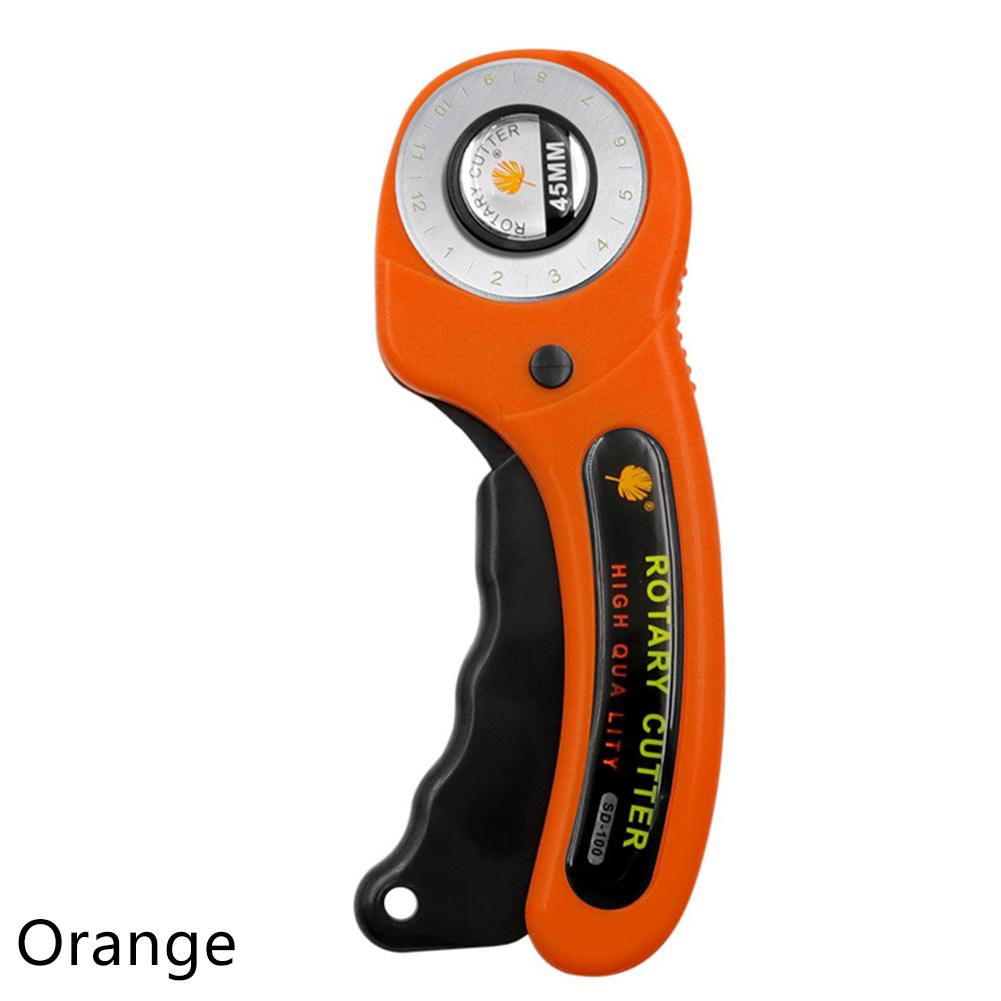 45mm Patchwork Roller Wheel Knife Cloth Cutting Knife Leather Paper Fabric Craft Fabrics Rotary Cutter DIY Sewing Accessories