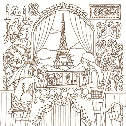 World Legend Fairy and Magical Land Journey Coloring Book