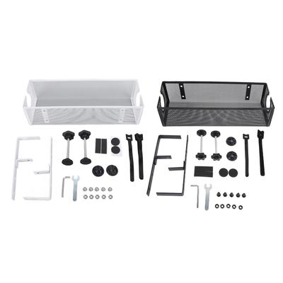 Unter Schreibtisch Kabel Management Tray Carbon Stahl Seite Runde Loch Trapez Schreibtisch Kabel Organizer für St