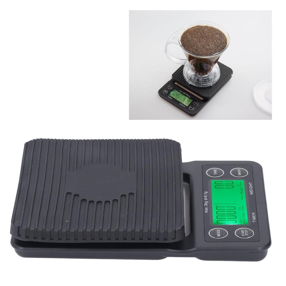 0.1g Accuracy Coffee Scale Timer Built-in Timer Digital Coffee Scale  Coffee Making