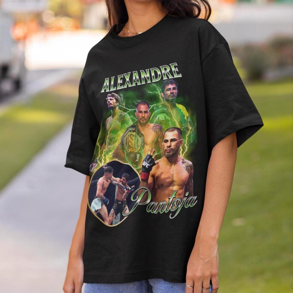 Alexandre Pantoja Vintage Style UFC mma T-Shirt Retro 90's style Bootleg T-Shirt Oversized Sport Tee gift for ufc UFC T-Shirt-Shirt Champ