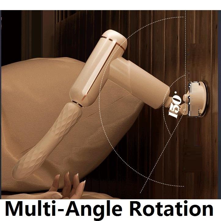 Inteligentní automatická penicová erotická hračka 2 v 1 Elektrický stroj na sex pro ženy 32 Frekvence nahoru a dolů Přítlačný vibrátor Dildo + Masážní přístroj pro relaxaci svalů