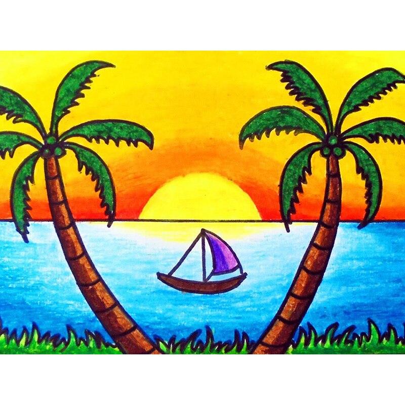 

Новый DIY 5D алмазная живопись пейзаж дерево Алмазная вышивка пейзаж вышивка крестом полная круглая дрель домашний декор художественный подарок Full Round 15x20CM