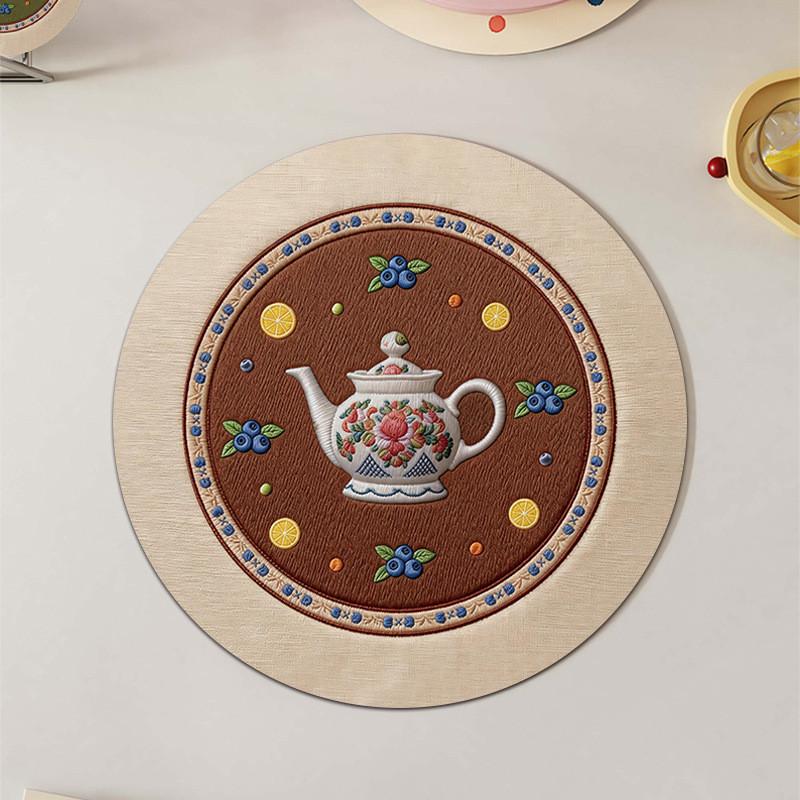 Rubber Coasters With Water Absorption And Heat Resistance For Home Use