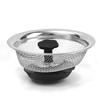Kitchen Metal Sink Filter Stainless Steel Mesh Strainer Food Waste Drain Hole Bathroom Shower Hair Catcher Stopper Sewer Filter