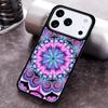 Mandala Flower Totem Phone Case for iPhone 17 16 15 Pro Max Air 14 13 12 11 Plus Shockproof Capa Cover