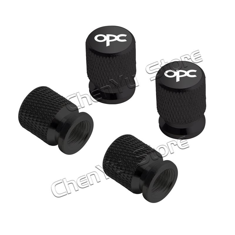 4Pcs OPC Logo Car Metal Wheel Tire Valve Caps Stem Case Dust Cap For Opel Astra Insignia Corsa Rocks Junior Accessories Styling