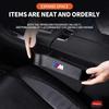 Car Seat Crevice Storage Box Seat Gap Slit Pocket Catcher Organizer For BMW M M3 M5 M6 X3 E46 E90 F30 G20 E36 E34 X6 G20
