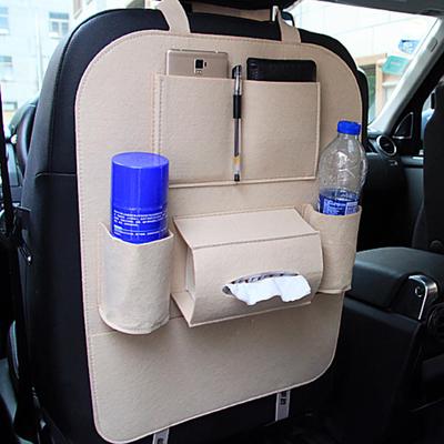 Blanket Tablet PC Holder Car Rear Seat Organizer Back Storage Bag Bottles Cup